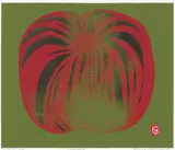 Glasseplet by Benny Motzfeldt, 1984, Serigrafi, sold Sep 2026