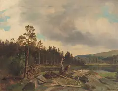 Uten tittel by Morten Müller, Olje på lerret, sold Sep 2026