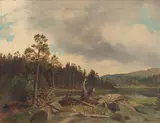 Uten tittel by Morten Müller, Olje på lerret, sold Sep 2026