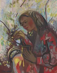 Uten tittel by Bruno Krauskopf, Olje på lerret, sold Aug 2026