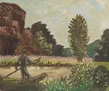 Uten tittel by Per Krohg, Olje på plate, sold Aug 2026