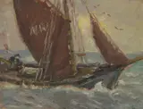 Uten tittel by Eugen Dekkert, Olje på plate, sold Aug 2026