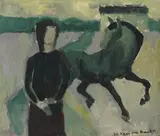 Uten tittel by Knut Rose, Olje på lerret, sold Aug 2026
