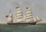 Christiania Af: Christiania. CapTN: A, S, Eliassen by Andreas Lind, 1882, Olje på lerret, sold Aug 2026
