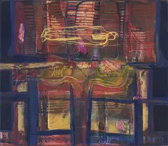 Cheops by Peter Esdaile, 1994, Olje på lerret, sold Aug 2026