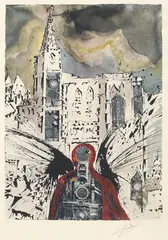 Alsace by Salvador Dalí, 1969, Litografi, sold Aug 2026