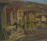Uten tittel by Otto Olsen, Olje på plate, sold Aug 2026