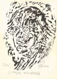 Inger Hagerup by Ludvig Eikaas, Litografi, sold Aug 2026
