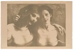 Venninner by Odd Nerdrum, 1974, Litografi, sold Aug 2026