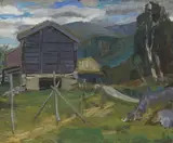 Uten tittel by Amy Berg, Olje på plate, sold Aug 2026