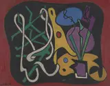 Uten tittel by Dag Dahl, Olje på lerret, sold Aug 2026