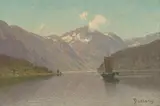 Uten tittel by Philip Barlag, Olje på lerret, sold Aug 2026