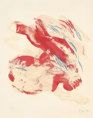 Uten tittel by Inger Sitter, 1986, Litografi, sold Aug 2026