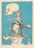 Uten tittel by Salvador Dalí, Litografi på japanpapir, sold Aug 2026