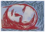 Hvilende hode I by Sverre Bjertnæs, 2019, Serigrafi, EA, sold Aug 2026