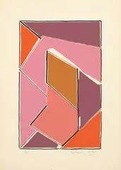 Uten tittel by Richard Mortensen, Serigrafi, sold Aug 2026