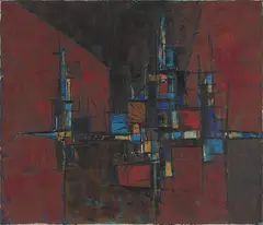 Uten tittel by Ernst Ingemar, Olje på lerret, sold Aug 2026