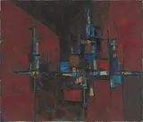 Uten tittel by Ernst Ingemar, Olje på lerret, sold Aug 2026