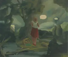 Ekko by Hanne Katrine Berg, 2019, Olje på lerret, sold Aug 2026