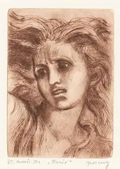Furie by Per Ung, Radering, eget trykk, sold Aug 2026