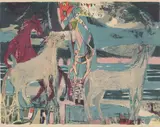 Uvær by Else Hagen, Litografi, sold Aug 2026