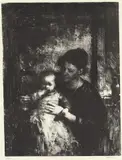 Ettårsdagen by Odd Nerdrum, Litografi, sold Aug 2026