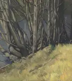 Uten tittel by Karl E. Nilsen, Olje på lerret, sold Aug 2026