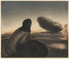 Skyen by Odd Nerdrum, Litografi, sold Aug 2026