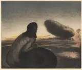 Skyen by Odd Nerdrum, Litografi, sold Aug 2026