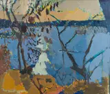 Inland Lake 1984 by Earl George Alexander Eugene Douglas Haig, oil on canvas, offered May 2014