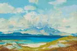 Rhum by Tom Hovell Shanks Rsw Rgi, oil on board, offered May 2014