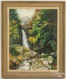 The Flume by Clarence Dreisbach, oil on board, sold Jul 2026