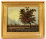 landscape by Eugene V. Brewster, oil on canvas, sold Jul 2026