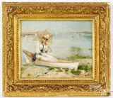 titled Oyster Bay by Heva Coomans, oil on canvas, sold Jul 2026