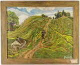 Springhouse Hill by Franz de Merlier, oil on canvas, sold Jul 2026
