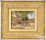 landscape Fuller's Country Store Norwich Connecticut by Louis Comfort Tiffany, watercolor, sold Jun 2026