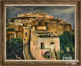 cityscape by Rudolf Jacobi, oil on canvas, offered Jun 2026