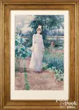 Gathering Radishes by Francis Day, watercolor, sold Jun 2026