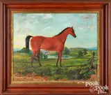 portrait of horse by Edward Clarkson, oil on canvas, sold Jun 2026