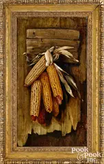 still life with corn by Alfred Montgomery, oil on canvas, sold Jun 2026