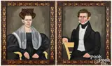 portraits of a husband and wife by Erastus Salisbury Field, oil on canvas, sold Jun 2026