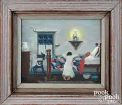 The Lord is My Shepherd by David Y. Ellinger, oil on panel, sold Jun 2026