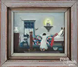 The Lord is My Shepherd by David Y. Ellinger, oil on panel, sold Jun 2026