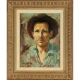 Portrait of a man by W. Clarence McGrath, oil on board.Signed l/l11in. x 16in. (28cm. x 41cm)Framed: 19in. x 23in. (48cm, sold Jan 2023