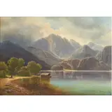 Untitled by Carl Häfner, oil on canvas landscape.Signed l/lSight: 42in. x 29in. (107cm. x 74cm)Framed: 56, sold Nov 2022