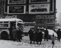 Hector's Cafeteria by Benn Mitchell, 1952, gelatin silver print, sold Oct 2019
