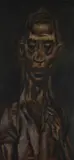 Untitled (Portrait of a man) by Frank Robbins, oil on board, sold Oct 2019