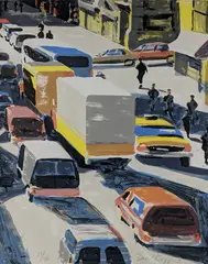Untitled by David Kapp, lithograph, sold Oct 2019