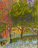 Park by Robert Clarence, serigraph, sold Oct 2019