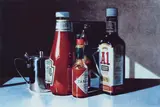 Sauces by Ralph Goings, 1993, serigraph, sold Oct 2019